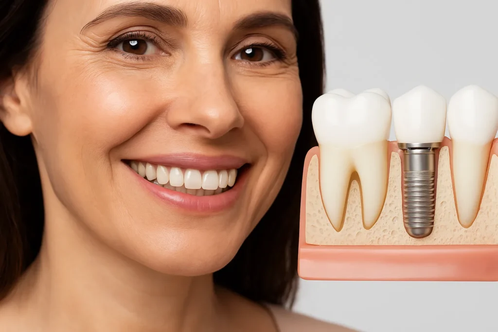Dental implant procedure in Fairfield, CA for permanent tooth replacement